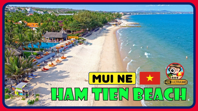 🇻🇳 Ham Tien Beach - MUI NE - (Vibrant & Beautiful Beach in MUI NE!) 4K Walking Tour / Beach Review