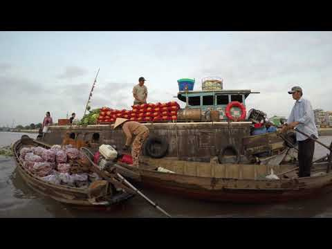 &Agrave; Can Tho, dans le delta du M&eacute;kong   HD 1080p