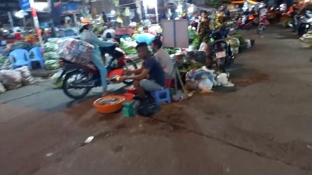 Ca mau night market, Vietnam