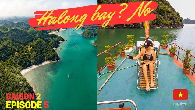Catba Island en 48h  ( LAN HA BAY , HALONG BAY , KAYAK DE NUIT ) vlog5🇻🇳