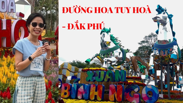 ĐƯỜNG HOA TUY HO&Agrave; ĐẮK PH&Uacute; - TẾT TA MỘT NH&Agrave;!!!