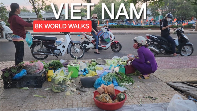 PHAN THIET, Vietnam | City Walk Walking Tour | Beach to Westerner Expat Area | 4K 60fps
