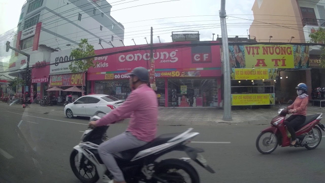 Drive around Ca mau, Vietnam