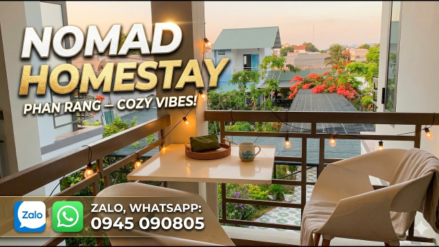 DU LỊCH PHAN RANG - VĨNH HY Tự T&uacute;c:  NOMAD HOMESTAY Si&ecirc;u Chill Gi&aacute; Rẻ 2026, #video, #dulich,#travel
