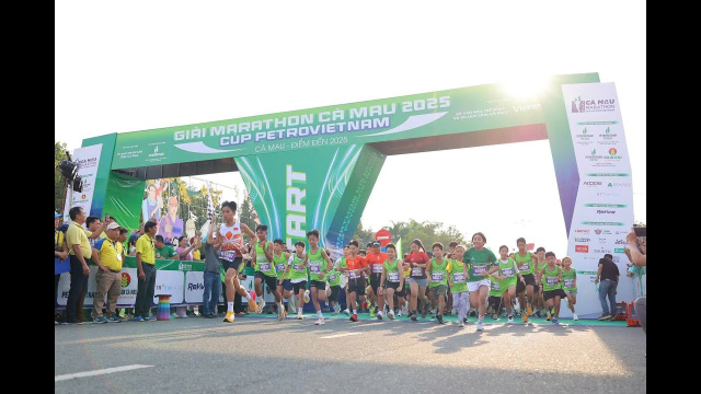 GIẢI MARATHON - C&Agrave; MAU 2025 C&Uacute;P PETROVIETNAM