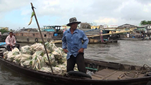18 Le March&eacute; Flottant de C&acirc;n Tho 18