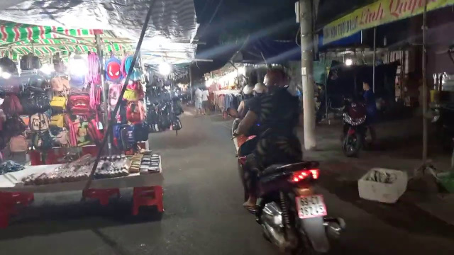 Ca mau night market, Vietnam