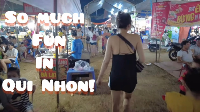 Today we eat @ Qui Nhon Yesterday. 🤭, then we walk Quy Nhon @ night! Vietnam
