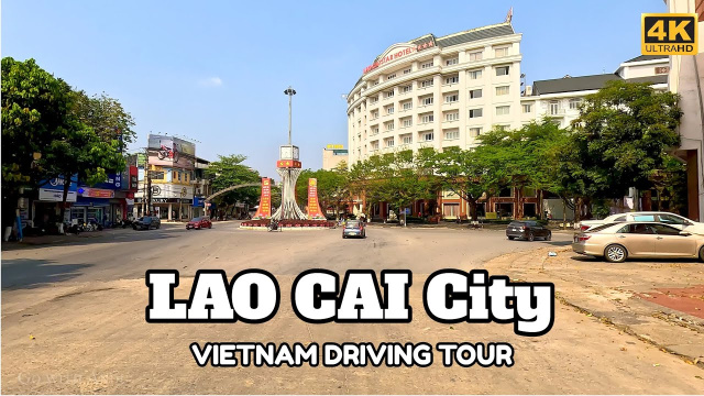 Drive scenic provincial road DT158 from Bat Xat town to Lao Cai city
