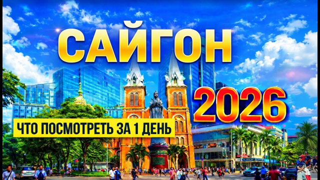 Что посмотреть в Сайгоне &mdash; прогулка по Хошимину | Вьетнам 2026