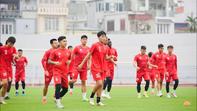 Buổi tập chiều nay của CLB Hải Ph&ograve;ng