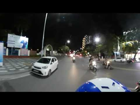 Driving at the city center of Hai Phong, Vietnam (Gear 360)