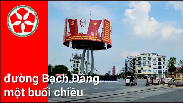 HVD street walking daytime : Hải Ph&ograve;ng - từ Nam Cầu B&iacute;nh tới cầu Lạc Long | HVD