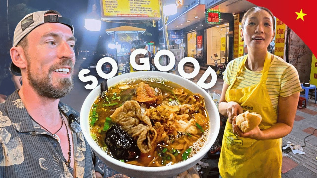 I Ate STREET FOOD in VIETNAM!! (Best Food in Hai Phong) 🇻🇳