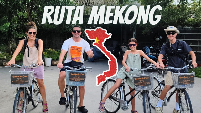 Ruta 12 d&iacute;as VIETNAM SUR d&iacute;a 3 ROMPEMOS BARCA  Ben Tre  FAMILIA