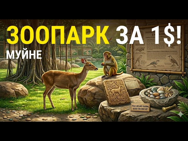 ЗООПАРК в МУЙНЕ за 1$? 😱 Мы не поверили своим глазам! (Честный обзор)