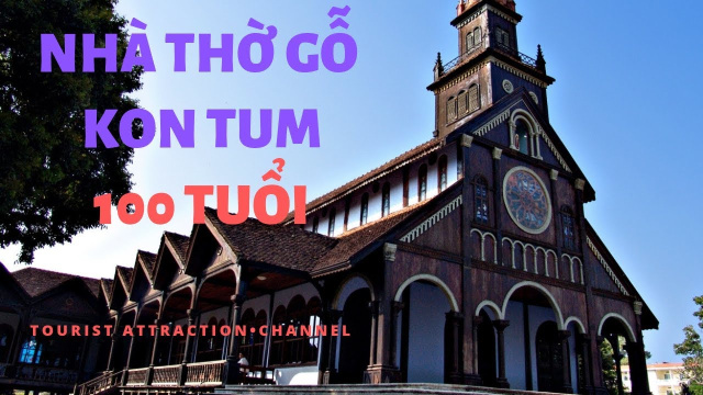 Nhà Thờ G&ocirc;̃ Kon Tum 100 tu&ocirc;̉i trong ngày l&ecirc;̃ Boxing day 🎄 Kon Tum Wooden Church