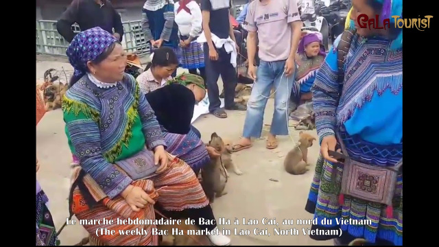 Le marché hebdomadaire de Bac Ha à Lao Cai, au nord du Vietnam