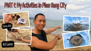 My Activities in Phan Rang City for the first time. Ninh Chu Beach in Ninh Thuan Province.