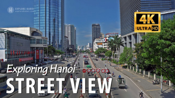 Hanoi street view in 4k - Vietnam capital city Hanoi street view in 4k - Vietnam capital city