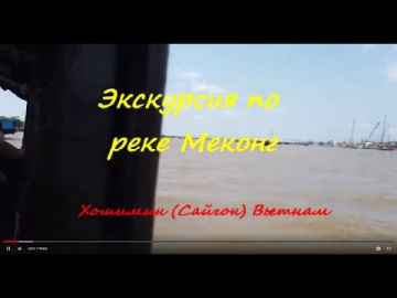 Вьетнам| Хошимин (Сайгон)| Фрагменты экскурсии по реке Меконг