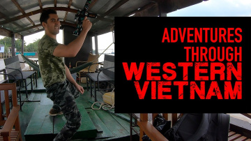 RIDING a PBR through the Mekong in Ben Tre Vietnam RIDING a PBR through the Mekong in Ben Tre Vietnam