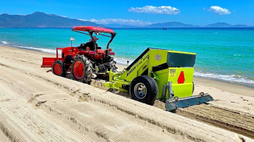 CAM RANH BEACH / DREAM BEACH WITH WHITE SAND AND FANTASTIC RESORTS / NHA TRANG VIETNAM IMPRESSIONS